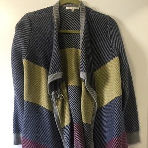 CAbi Multi colored open sweater